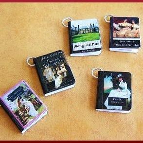 Miniature Book Charms Classics Theme Set of all 5 